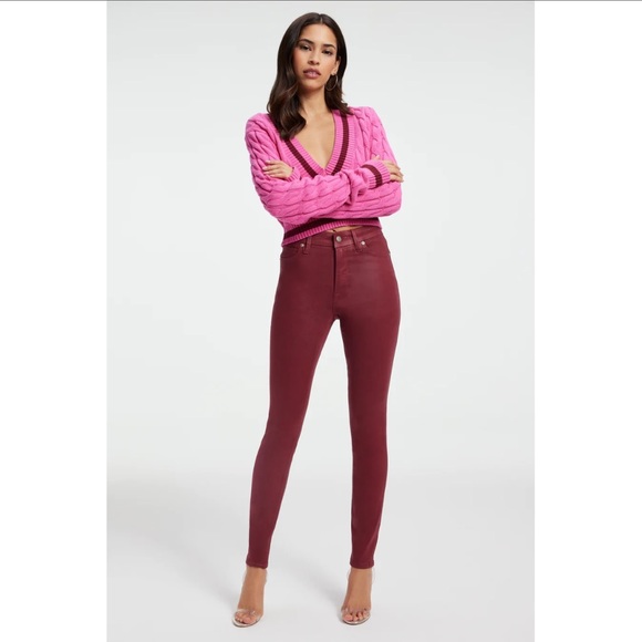 SOLD! Good American Good Jean in color Cardinal0001. Size 18 - Picture 2 of 6